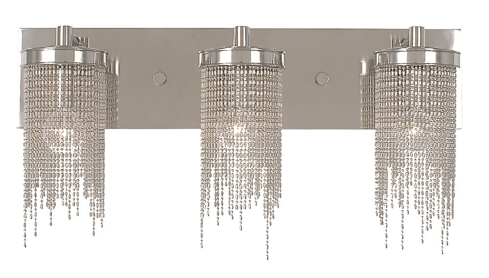 3-Light Polished Brass Guinevere Sconce