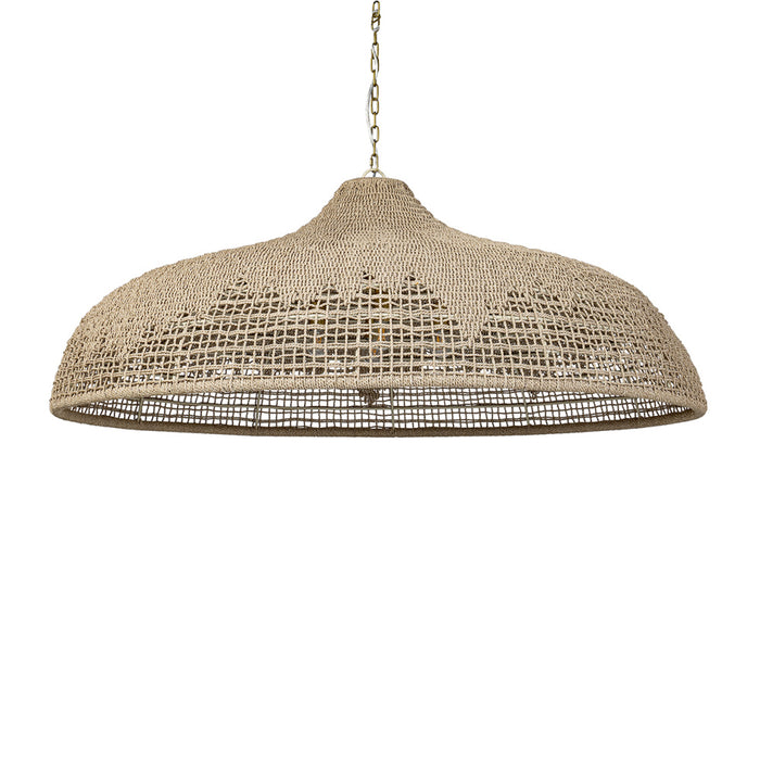WESTERLY OUTDOOR CHANDELIER 54" NATURAL