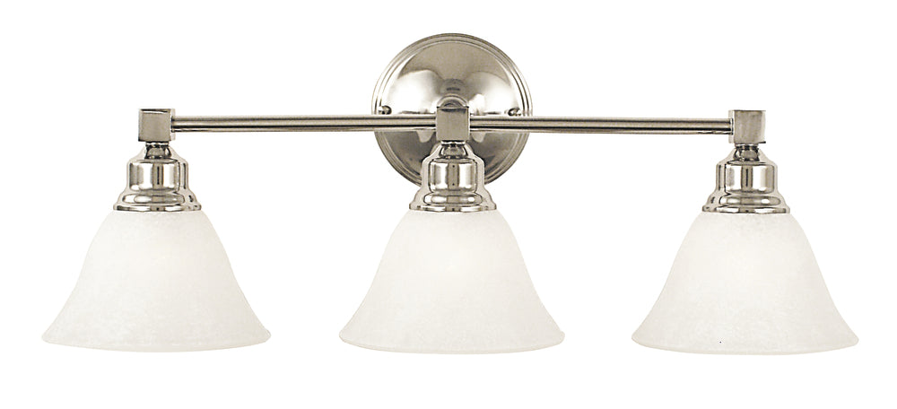 3-Light Brushed Nickel Taylor Sconce