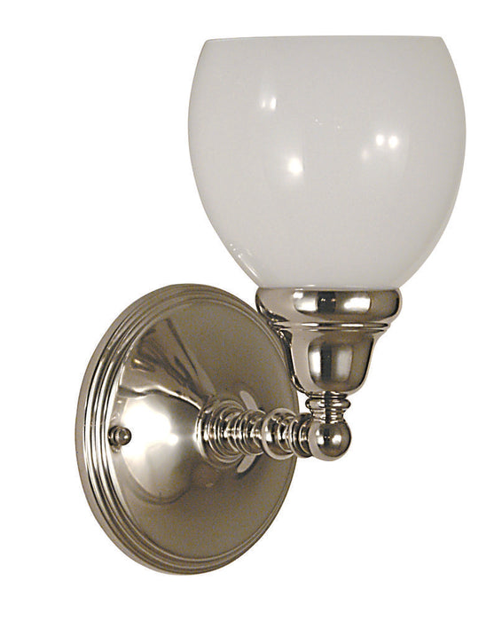 1-Light Polished Brass Sheraton Sconce