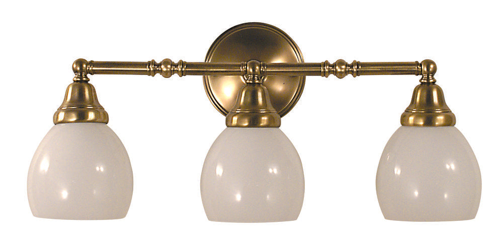 3-Light Brushed Nickel Sheraton Sconce
