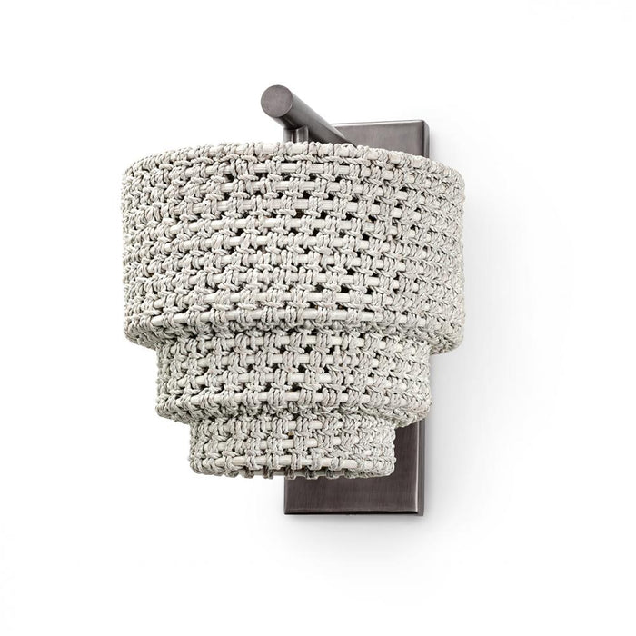 VERANDA SCONCE WHITEWASH BRONZE
