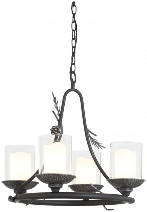 Ponderosa Ridge - 4 Light Outdoor Chandelier