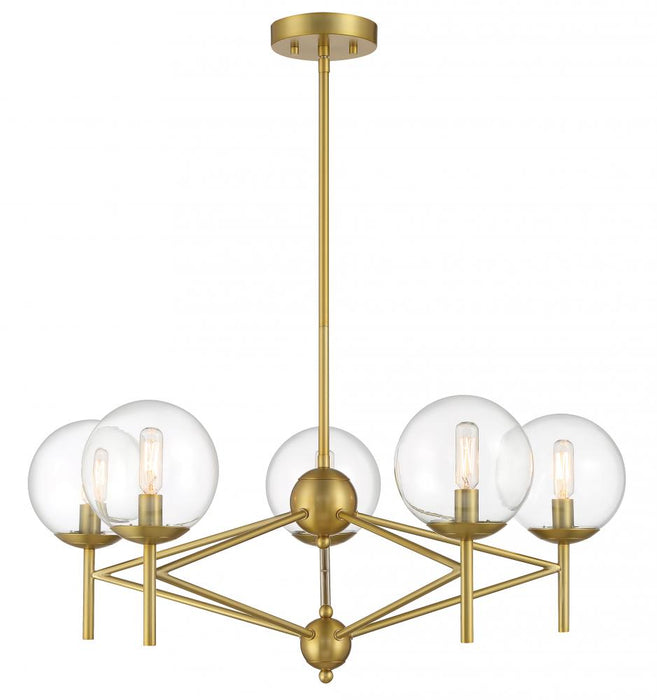 Auresa - 5 Light Pendant Fixture in Metal