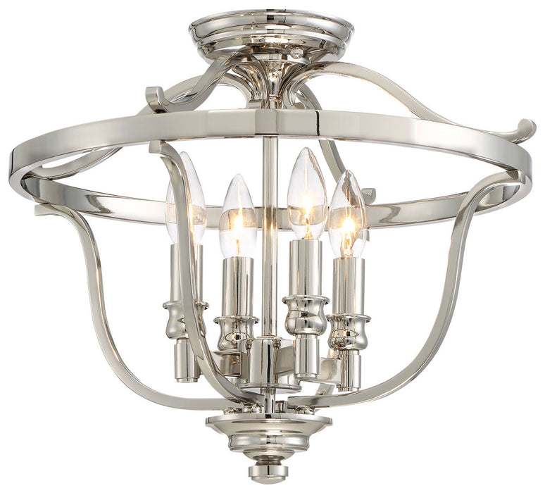 Audrey's Point - 4 Light Semi Flush