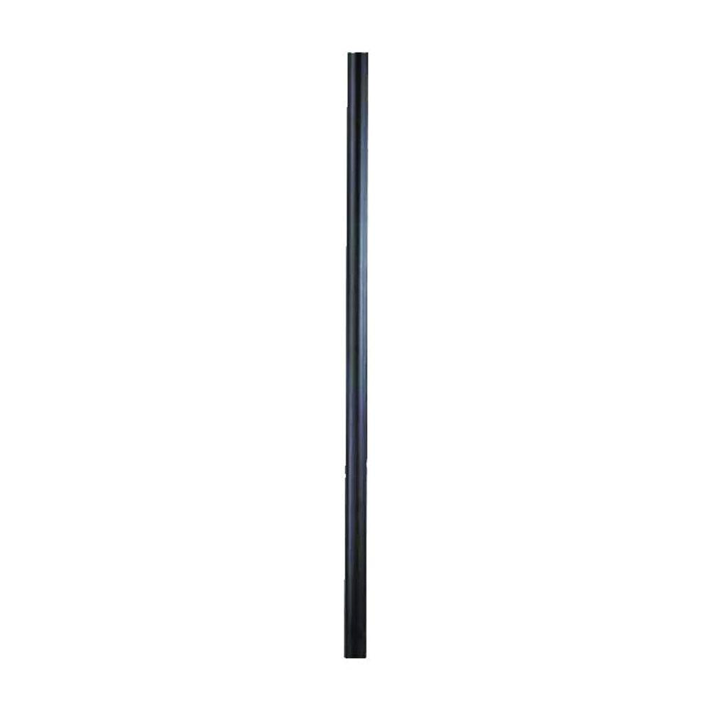 Commercial Grade Direct-Burial Post Collection Black 8 ft. Smooth Extr ...