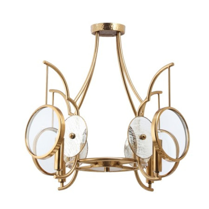 Into Focus 4 Light Semi Flush Pendant