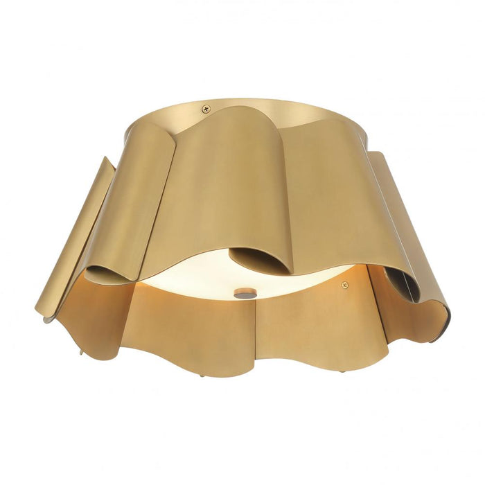 Waveform 14" 3-Light Flush Mount