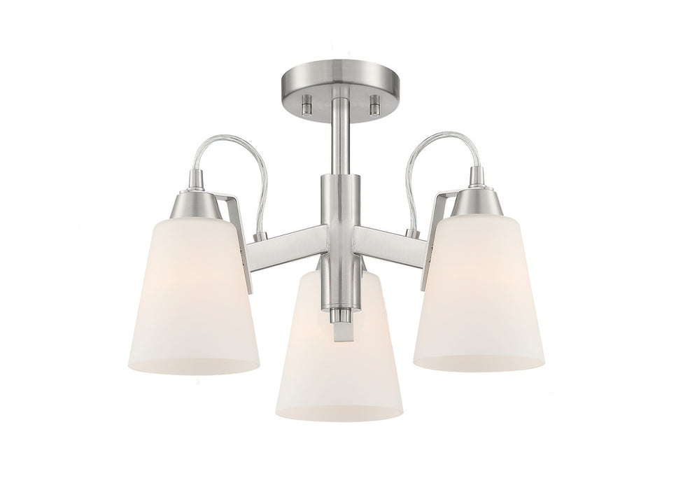 Beckonridge - 3 Light Semi Flush