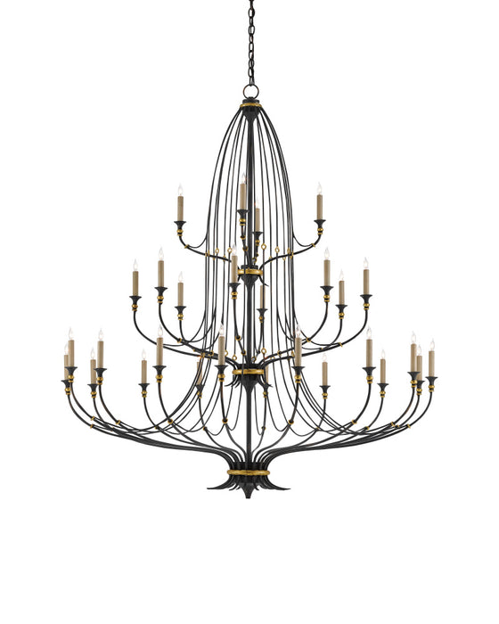 Folgate Grande Black Chandelier
