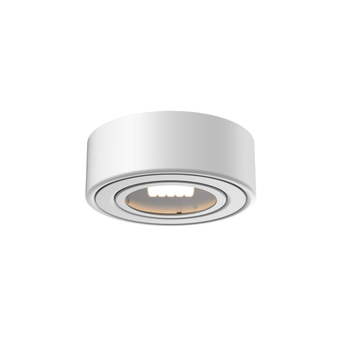 Kit of 3 2-in-1 LED pucks with driver and wire, 5CCT