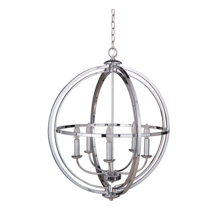 Berkeley 5 Light Foyer in Chrome