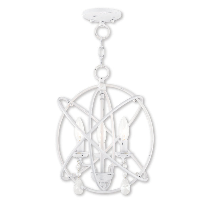 3 Light AW Mini Chandelier/Ceiling Mount
