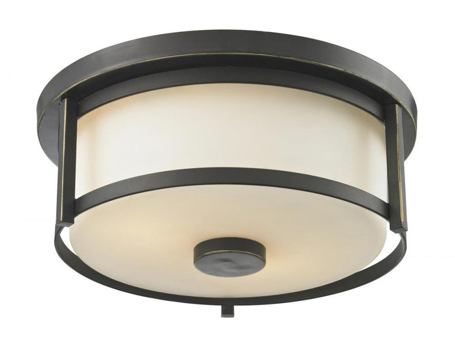 2 Light Flush Mount