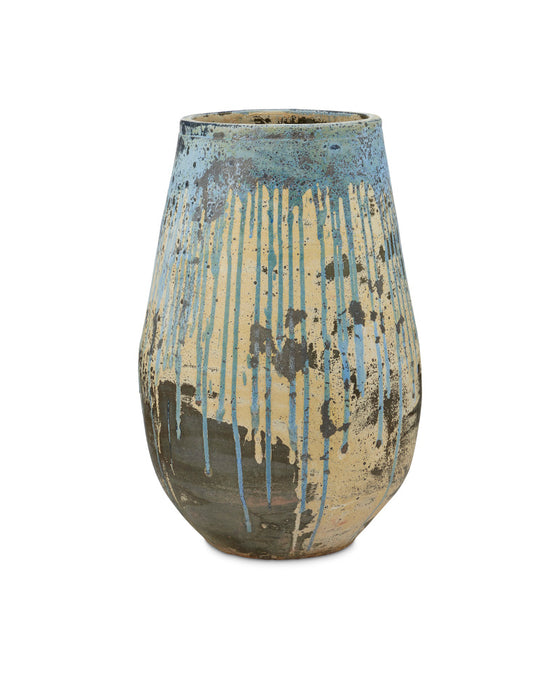 Capaci Antique Blue Drip Planter