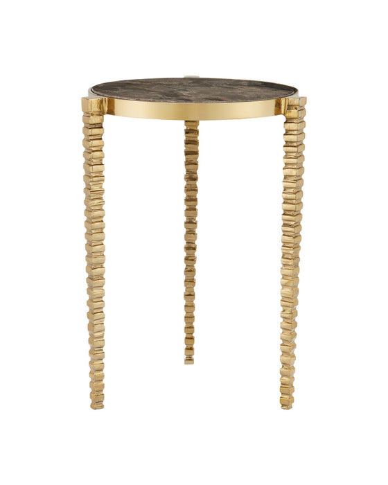 Corrado Cappuccino Marble Accent Table
