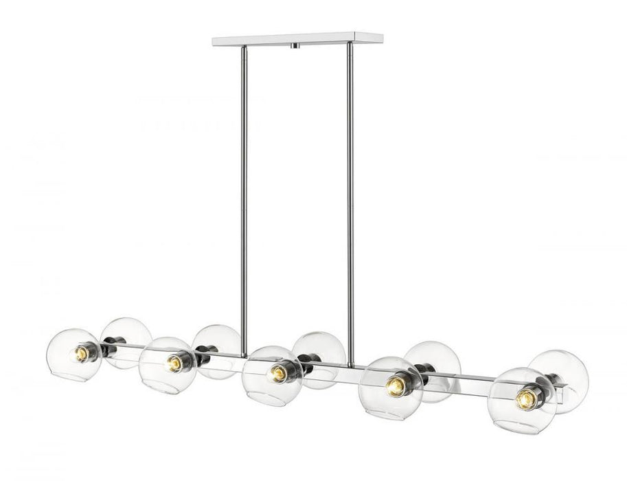 10 Light Linear Chandelier