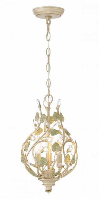 Josie 3 Light Champagne Green Tea Mini Chandelier