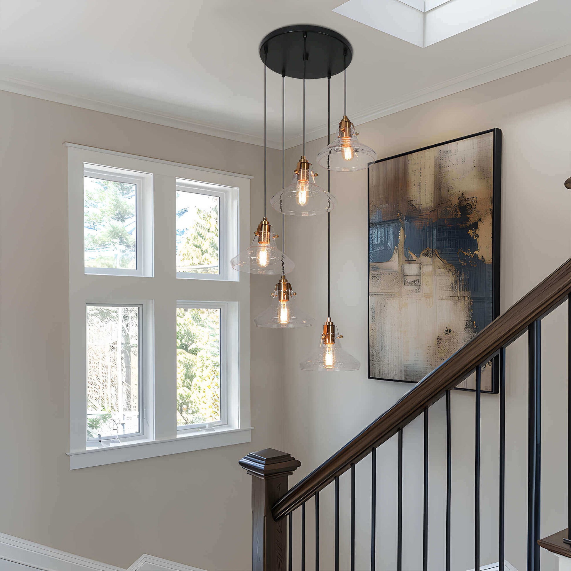 5-Light Cluster Pendant Light Chandelier