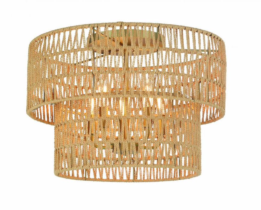 Bungalow Heaven - 14" 5 Light Flush Mount