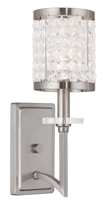 1 Light Brushed Nickel Wall Sconce