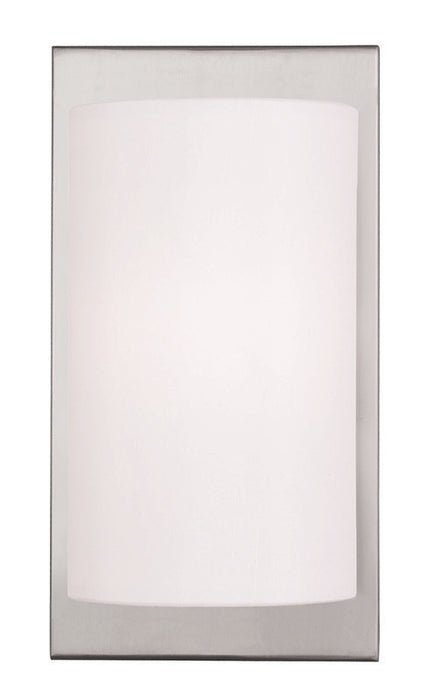 1 Light Brushed Nickel Wall Sconce
