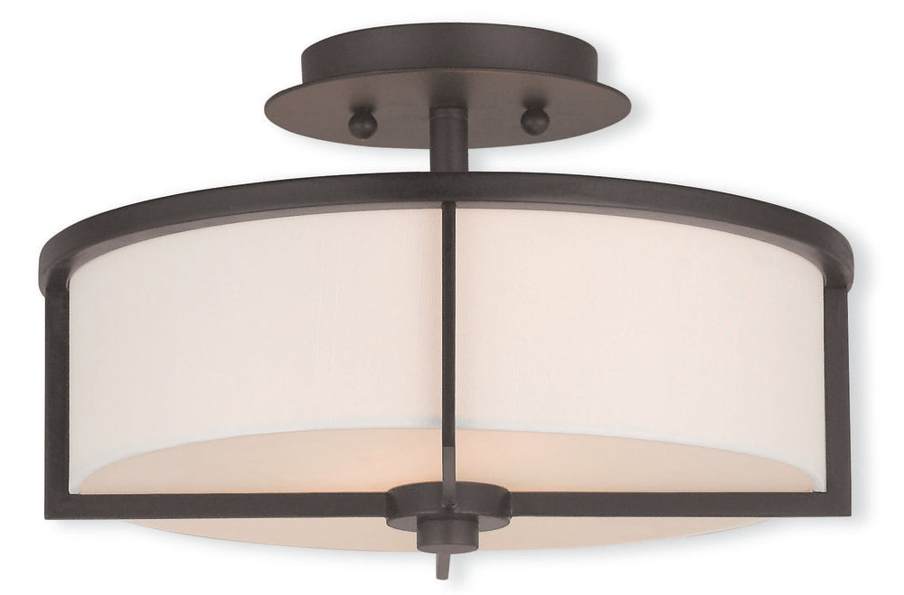 2 Light Bronze Ceiling Mount