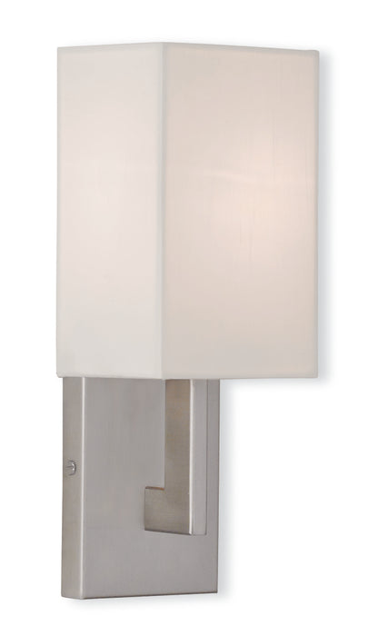 1 Light Brushed Nickel Wall Sconce
