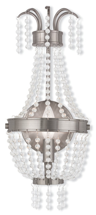 1 Light Brushed Nickel Wall Sconce