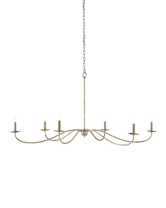 Saxon Large Silver Chandelier