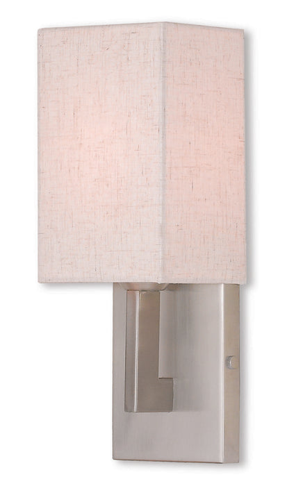 1 Light Brushed Nickel Wall Sconce