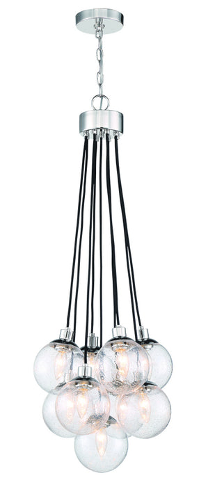 Que 9 Light Pendant in Chrome