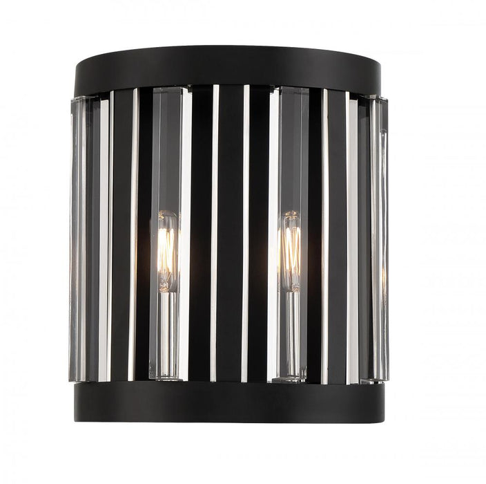 Majestic Splendor - 2 Light Wall Sconce Fixture in Metal