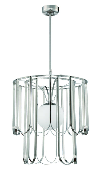 Melody 1 Light Pendant in Brushed Polished Nickel