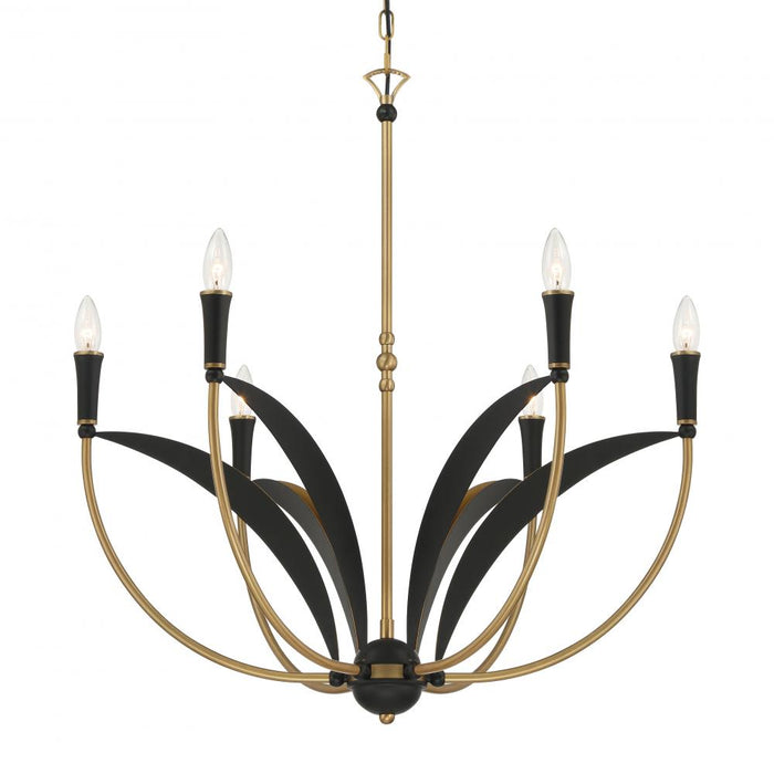 Miller 28.25" 6-Light Chandelier