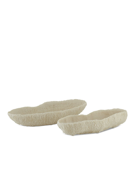 Island Ivory Tray Set of 2