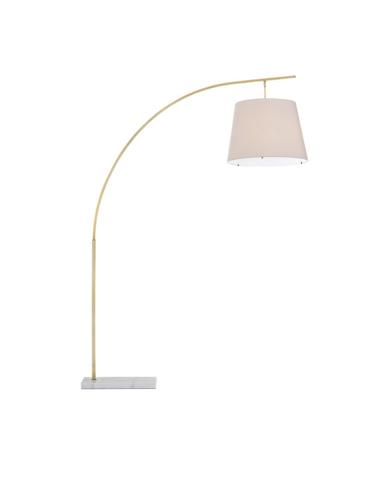 Cloister Large Brass Floor Lamp