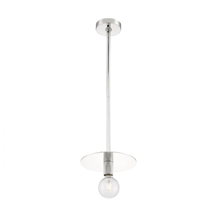 Bizet - 1 Light Mini Pendant with- Polished Nickel Finish