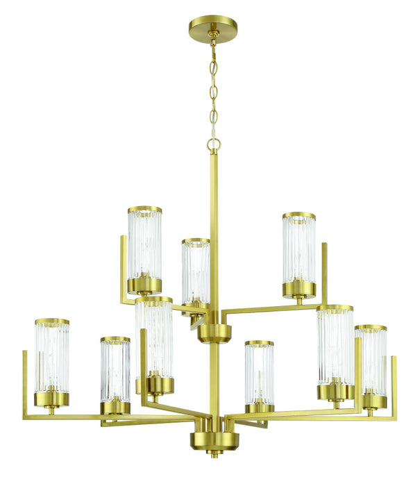 Requires 9 Candelabra Base 60 Watt Bulbs (Not Included)