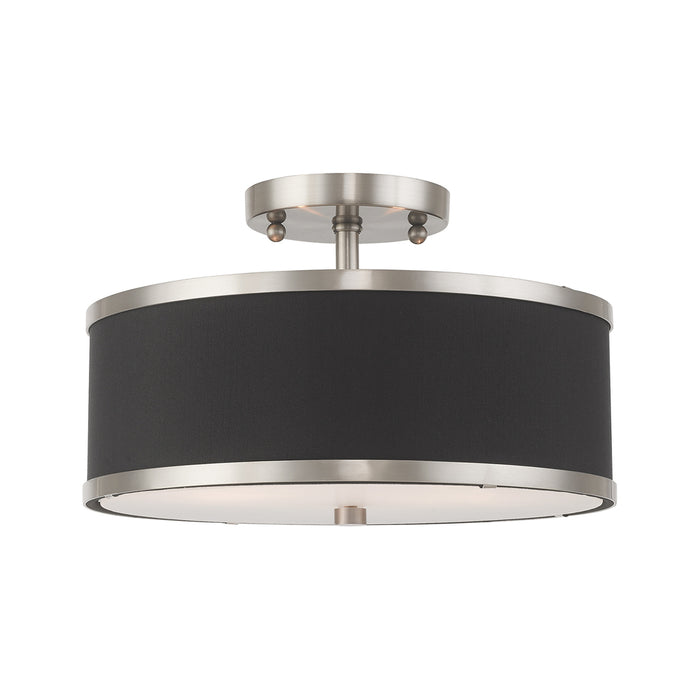 2 Lt Brushed Nickel Ceiling Mount