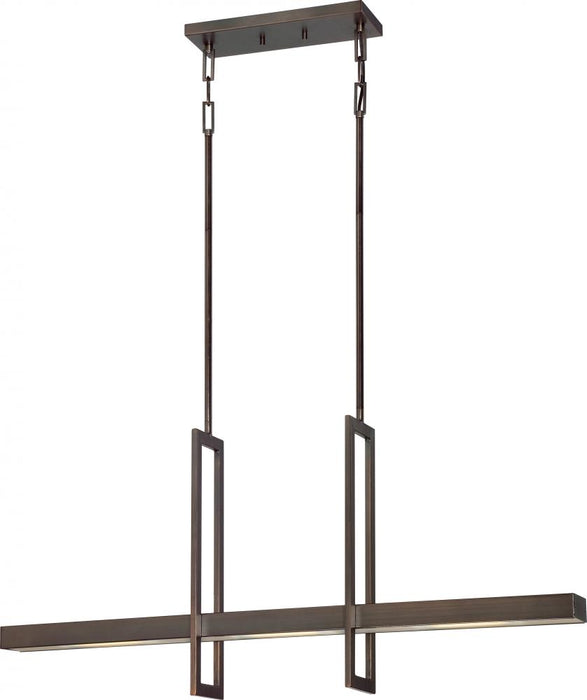 Frame - LED Island Pendant - Hazel Bronze Finish