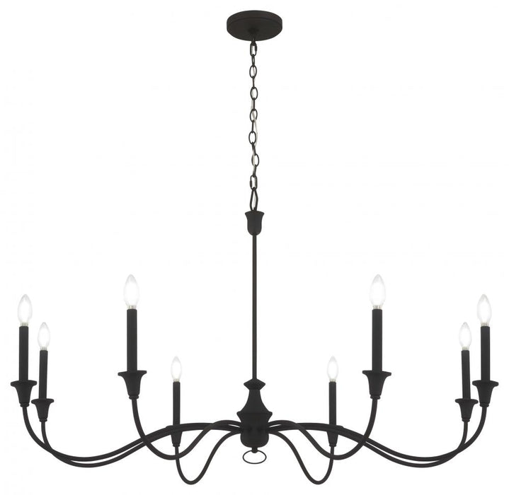Halifax County - 8 Light, Chandelier Fixture in Metal