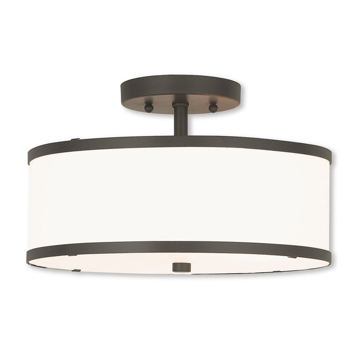 2 Light Bronze Ceiling Mount