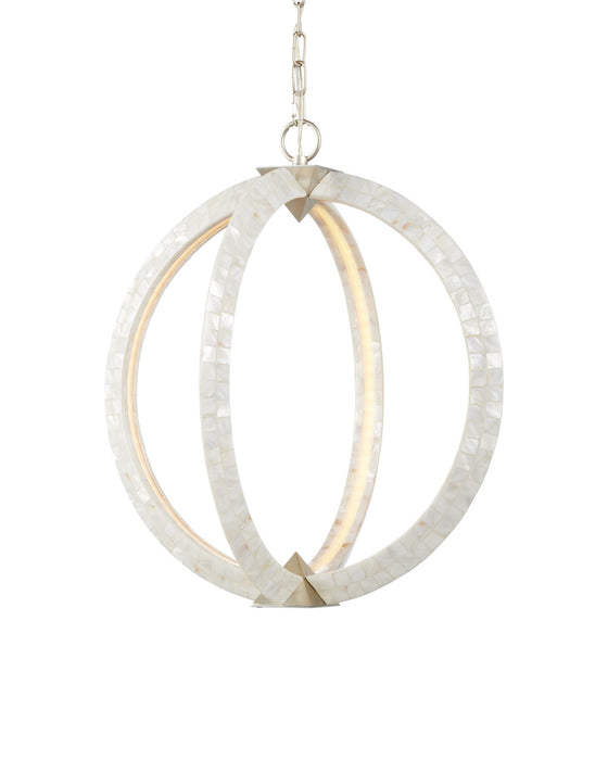 Arietta White Orb Chandelier