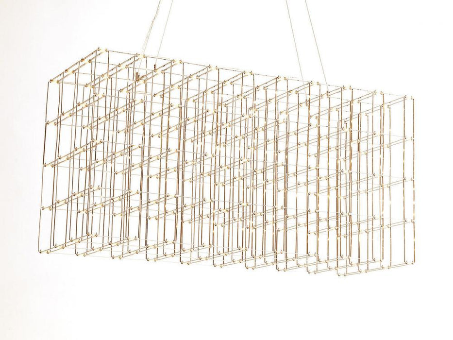 Argyle Ave. 48"  Linear Chandelier in Gold