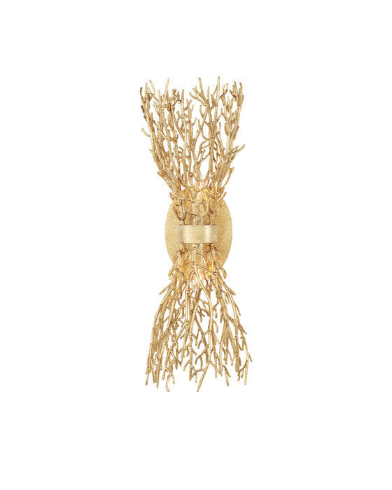 Sea Fan Gold Wall Sconce