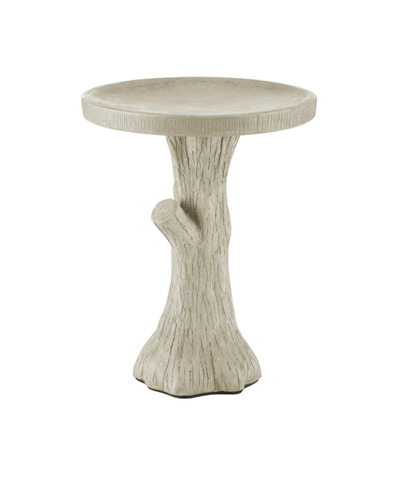 Faux Bois Medium Bird Bath