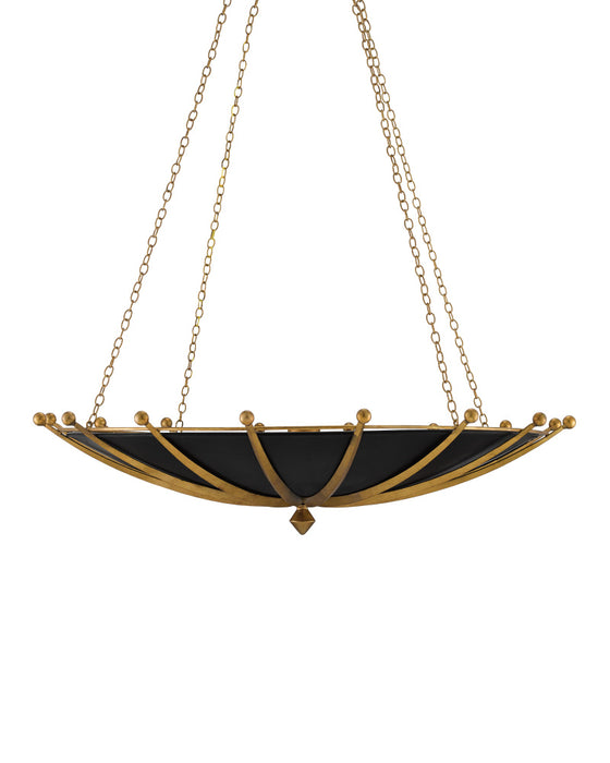 Fontaine Black & Gold Chandelier