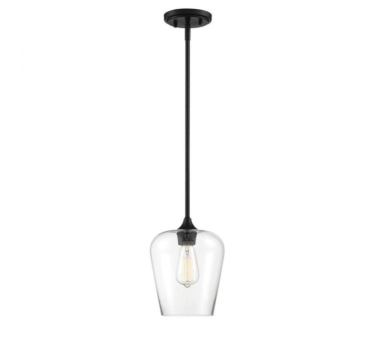 Octave 1-Light Pendant in Black