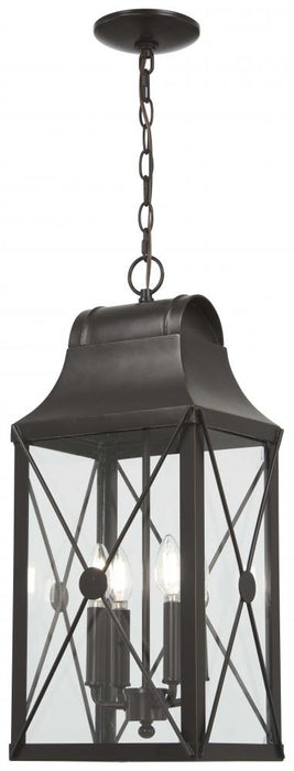 De Luz - 4 Light Outdoor Chain Hung Lantern
